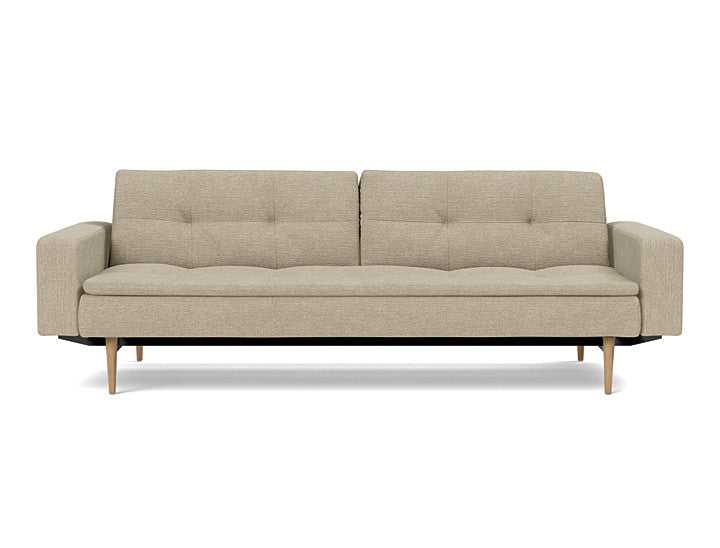 Dublexo Styletto Sofa Bed Light Wood With Arms - variant image