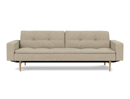 Dublexo Styletto Sofa Bed Light Wood With Arms - variant image