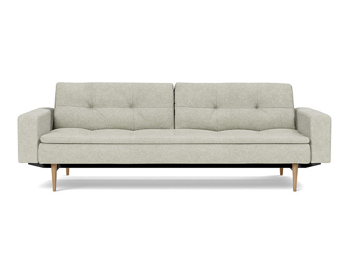 Dublexo Styletto Sofa Bed Light Wood With Arms - variant image