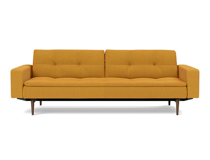Dublexo Styletto Sofa Bed Dark Wood With Arms - variant image