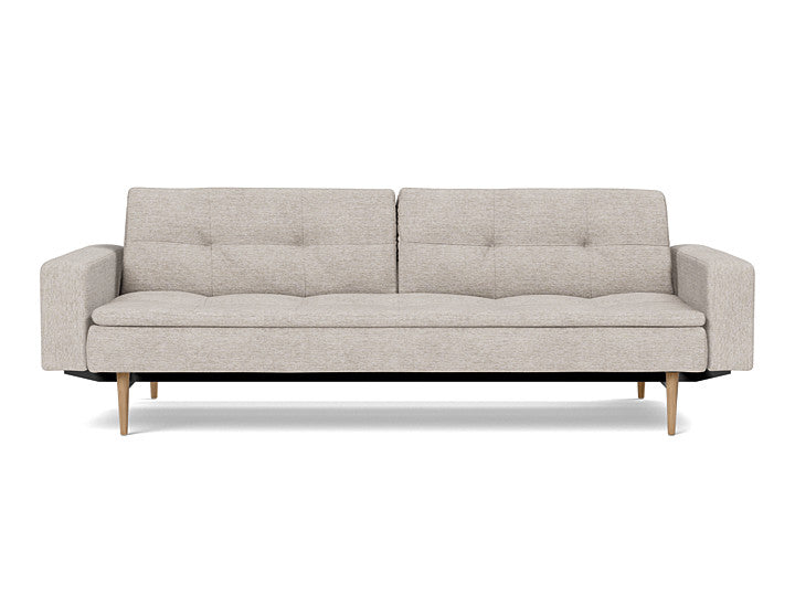 Dublexo Styletto Sofa Bed Light Wood With Arms - variant image