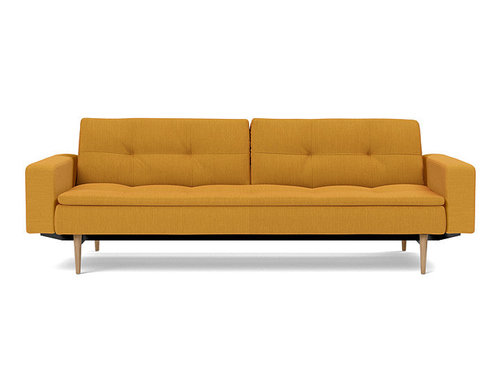 Dublexo Styletto Sofa Bed Light Wood With Arms - variant image