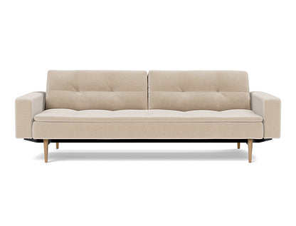 Dublexo Styletto Sofa Bed Light Wood With Arms - variant image