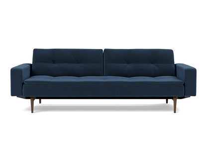 Dublexo Styletto Sofa Bed Dark Wood With Arms - variant image