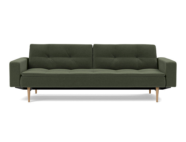 Dublexo Styletto Sofa Bed Light Wood With Arms - variant image