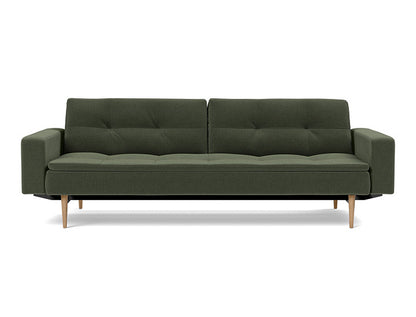Dublexo Styletto Sofa Bed Light Wood With Arms - variant image