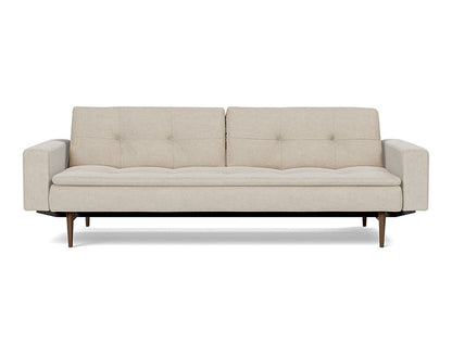 Dublexo Styletto Sofa Bed Dark Wood With Arms - variant image