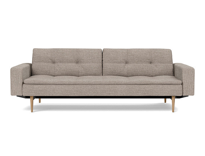 Dublexo Styletto Sofa Bed Light Wood With Arms - variant image