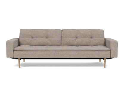 Dublexo Styletto Sofa Bed Light Wood With Arms - variant image