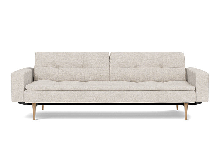 Dublexo Styletto Sofa Bed Light Wood With Arms - variant image