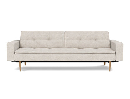 Dublexo Styletto Sofa Bed Light Wood With Arms - variant image