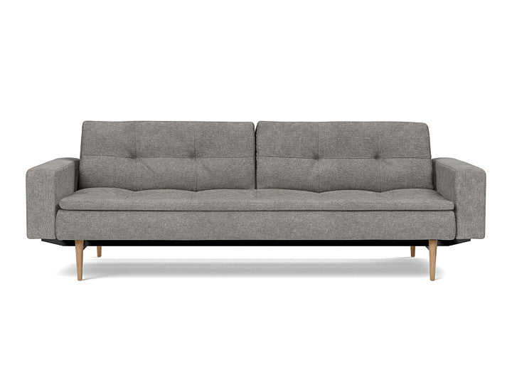 Dublexo Styletto Sofa Bed Light Wood With Arms - variant image