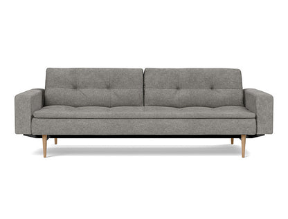 Dublexo Styletto Sofa Bed Light Wood With Arms - variant image