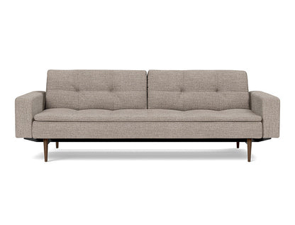 Dublexo Styletto Sofa Bed Dark Wood With Arms - variant image