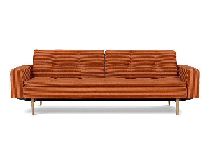 Dublexo Styletto Sofa Bed Light Wood With Arms - variant image