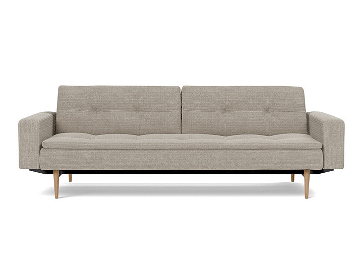 Dublexo Styletto Sofa Bed Light Wood With Arms - variant image
