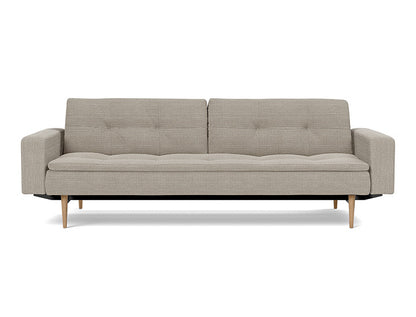 Dublexo Styletto Sofa Bed Light Wood With Arms - variant image
