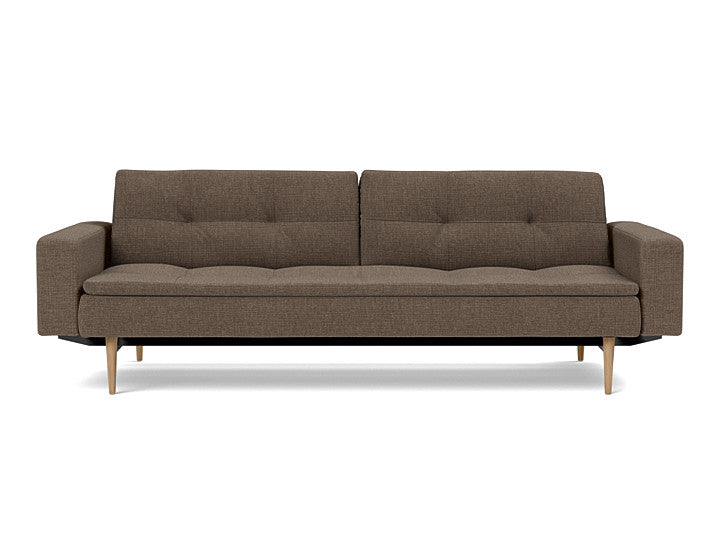 Dublexo Styletto Sofa Bed Light Wood With Arms - variant image