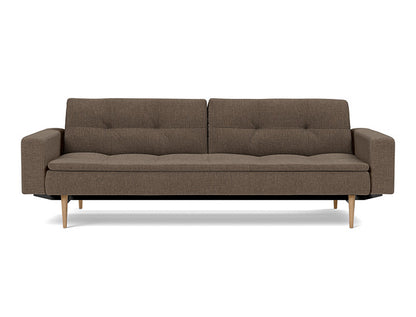 Dublexo Styletto Sofa Bed Light Wood With Arms - variant image