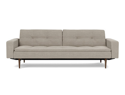 Dublexo Styletto Sofa Bed Dark Wood With Arms - variant image