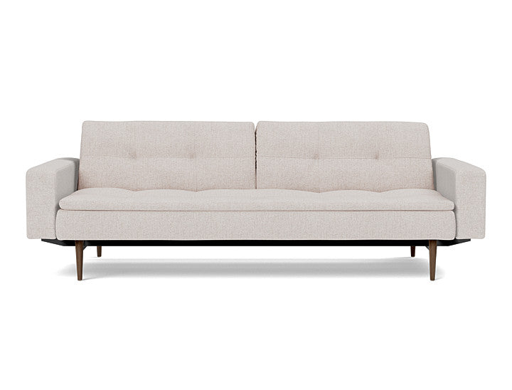 Dublexo Styletto Sofa Bed Dark Wood With Arms - variant image