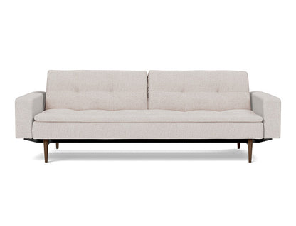 Dublexo Styletto Sofa Bed Dark Wood With Arms - variant image