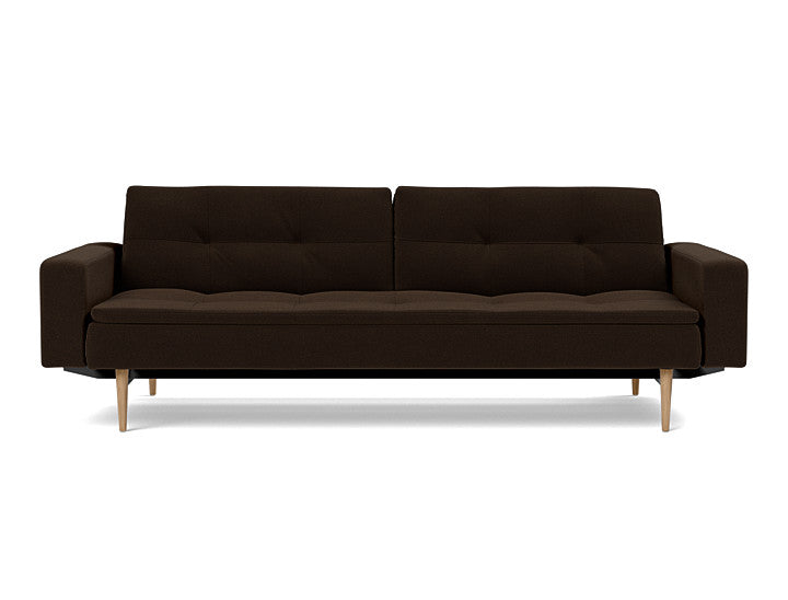 Dublexo Styletto Sofa Bed Light Wood With Arms - variant image