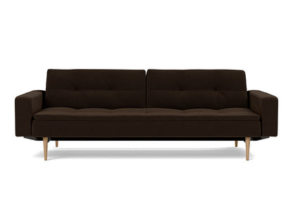 Dublexo Styletto Sofa Bed Light Wood With Arms - variant image