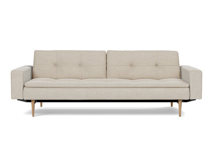 Dublexo Styletto Sofa Bed Light Wood With Arms - variant image