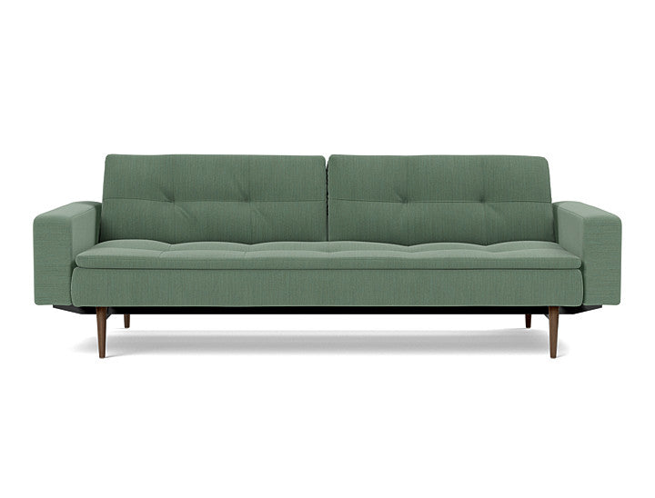 Dublexo Styletto Sofa Bed Dark Wood With Arms - variant image