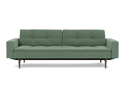 Dublexo Styletto Sofa Bed Dark Wood With Arms - variant image