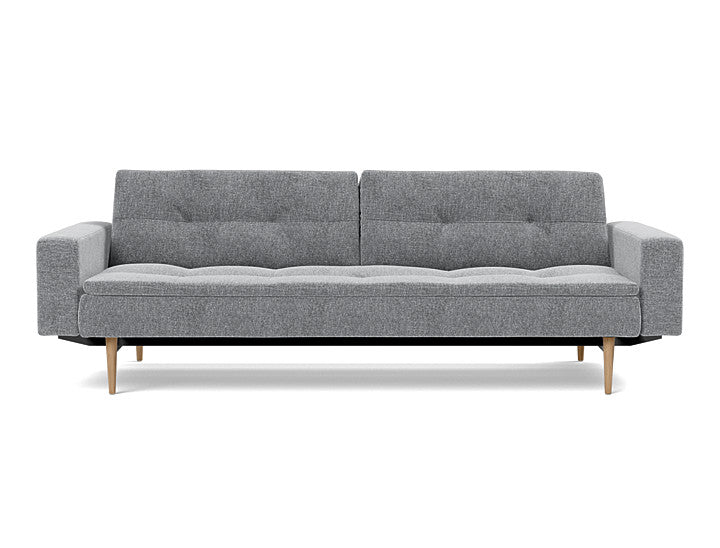 Dublexo Styletto Sofa Bed Light Wood With Arms - variant image