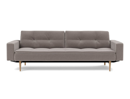 Dublexo Styletto Sofa Bed Light Wood With Arms - variant image