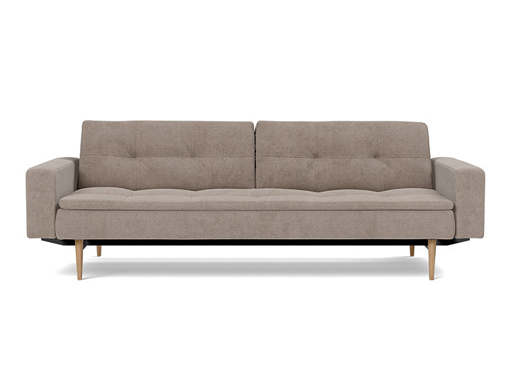 Dublexo Styletto Sofa Bed Light Wood With Arms - variant image