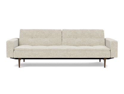 Dublexo Styletto Sofa Bed Dark Wood With Arms - variant image