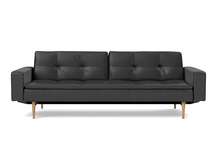 Dublexo Styletto Sofa Bed Light Wood With Arms - variant image