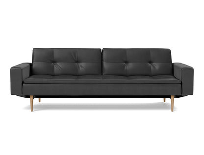 Dublexo Styletto Sofa Bed Light Wood With Arms - variant image