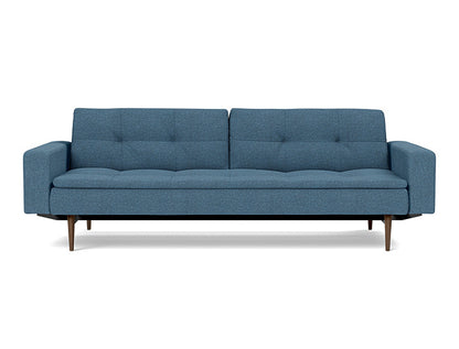 Dublexo Styletto Sofa Bed Dark Wood With Arms - variant image