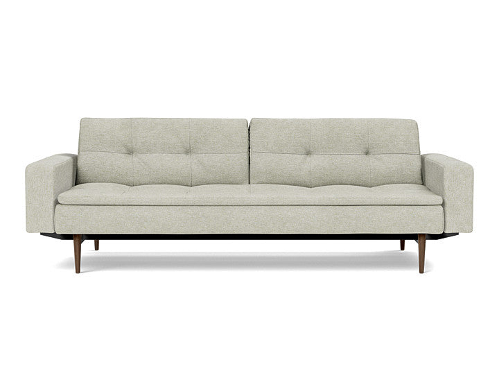 Dublexo Styletto Sofa Bed Dark Wood With Arms - variant image