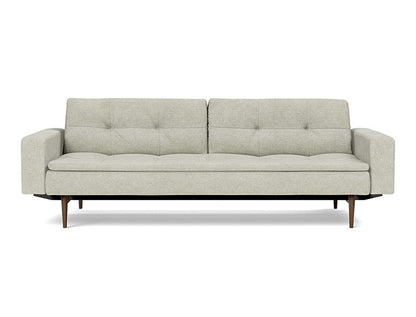 Dublexo Styletto Sofa Bed Dark Wood With Arms - variant image