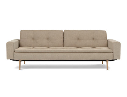 Dublexo Styletto Sofa Bed Light Wood With Arms - variant image