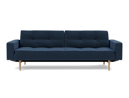Dublexo Styletto Sofa Bed Light Wood With Arms - variant image
