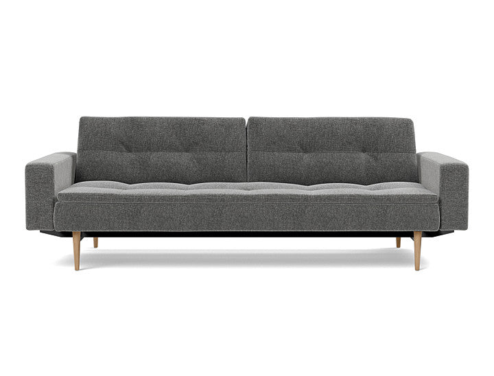 Dublexo Styletto Sofa Bed Light Wood With Arms - variant image