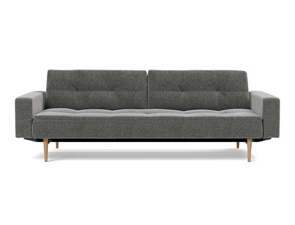 Dublexo Styletto Sofa Bed Light Wood With Arms - variant image