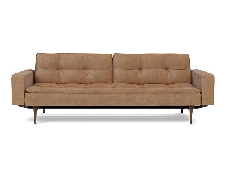 Dublexo Styletto Sofa Bed Dark Wood With Arms - variant image