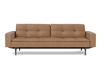 Dublexo Styletto Sofa Bed Dark Wood With Arms - variant image