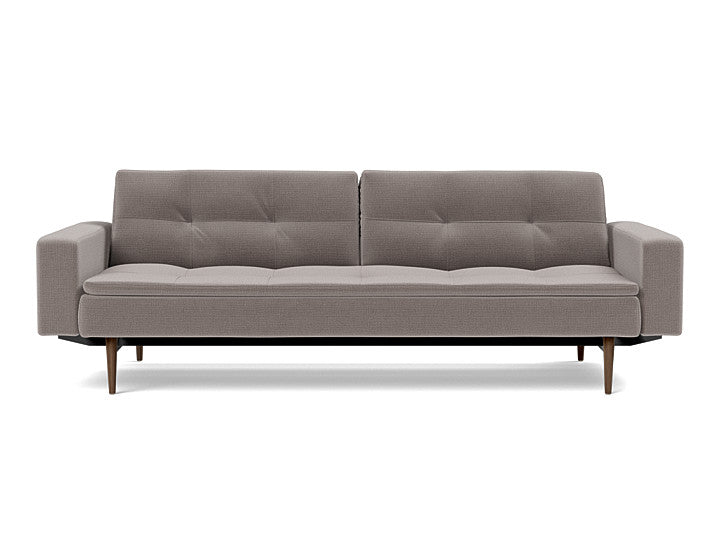 Dublexo Styletto Sofa Bed Dark Wood With Arms - variant image