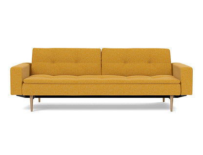 Dublexo Styletto Sofa Bed Light Wood With Arms - variant image
