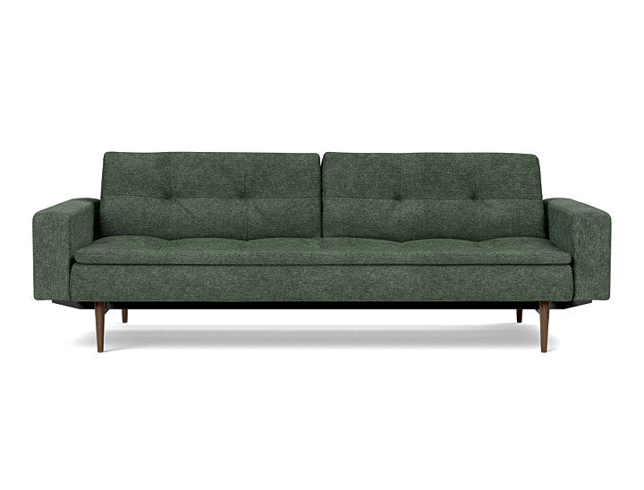 Dublexo Styletto Sofa Bed Dark Wood With Arms - variant image