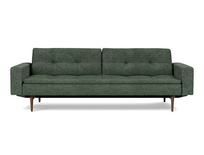 Dublexo Styletto Sofa Bed Dark Wood With Arms - variant image